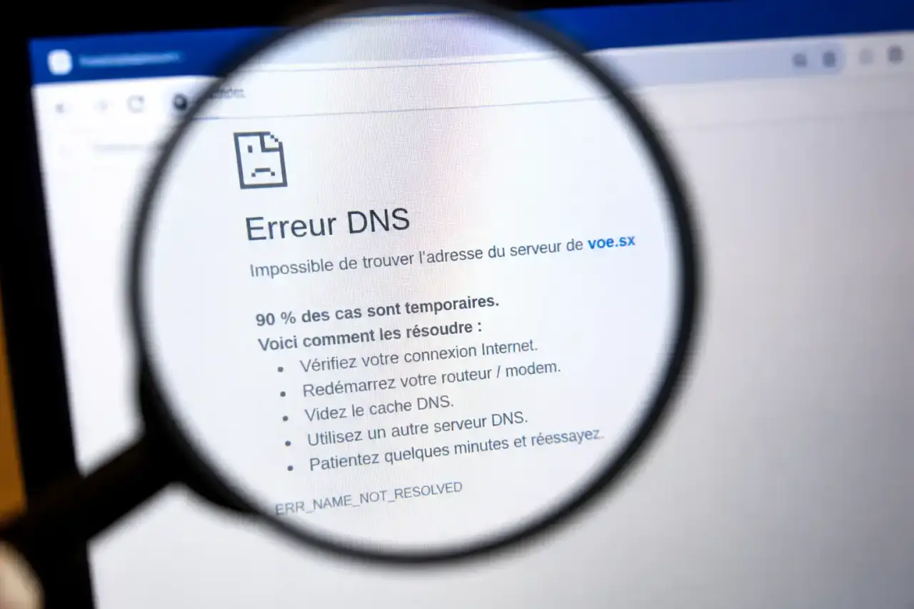 Erreur DNS sur voe.sx : 90 % des cas sont temporaires et comment les résoudre
