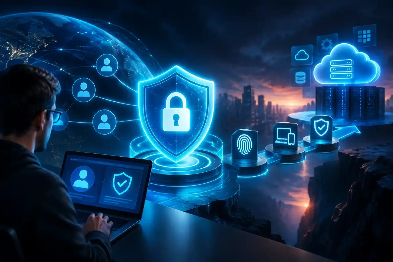 Flux de données lumineux reliant des blocs de serveurs dans une architecture Zero Trust