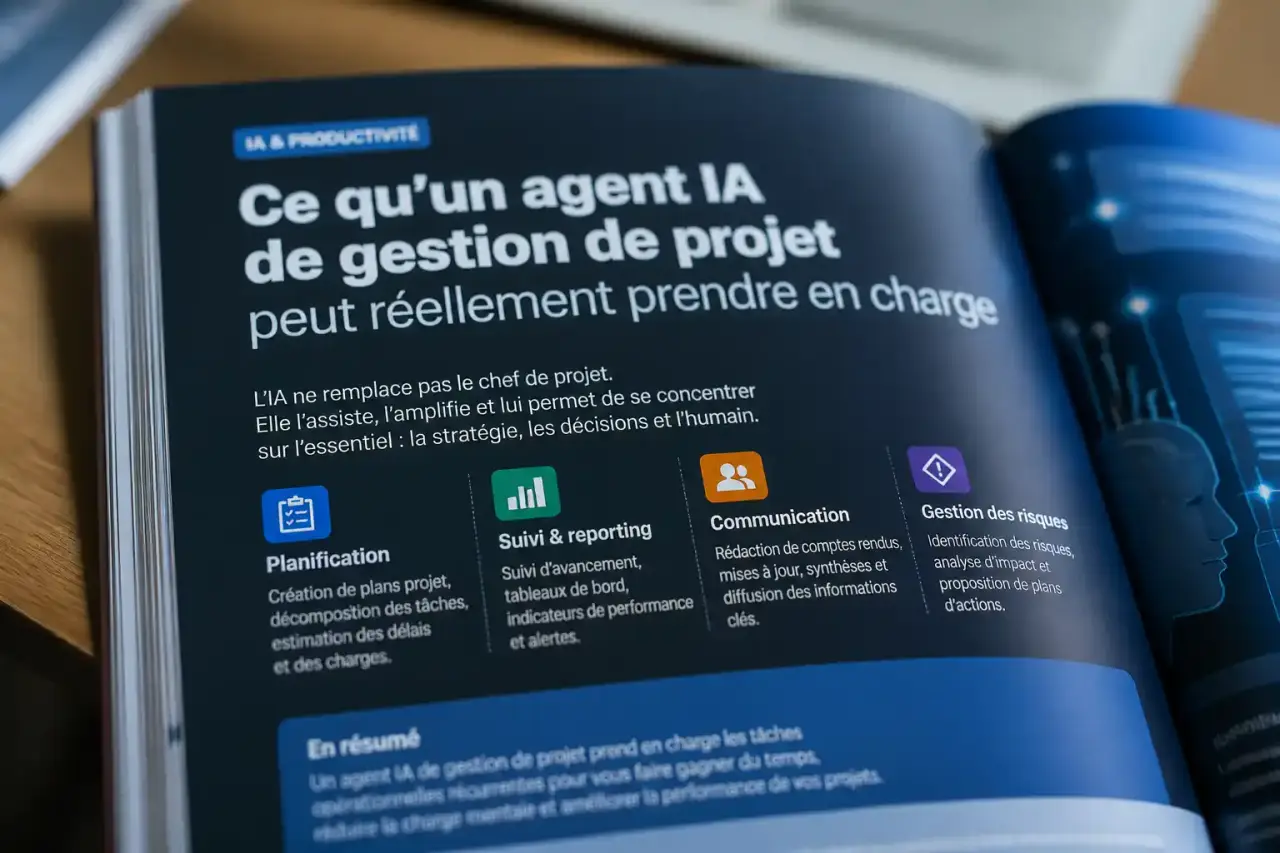 Ce qu’un agent IA de gestion de projet peut réellement prendre en charge