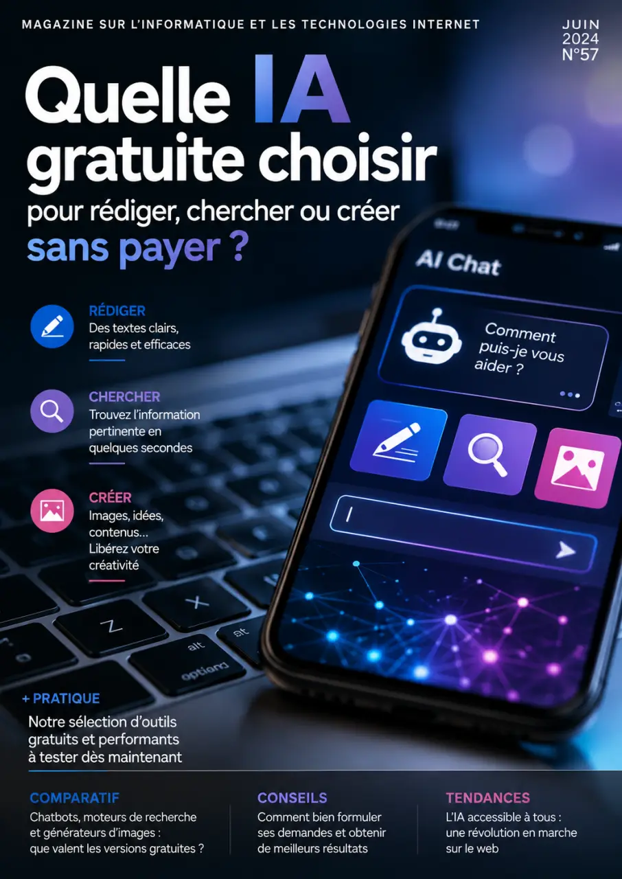 Quelle IA gratuite choisir pour rédiger, chercher ou créer sans payer ?