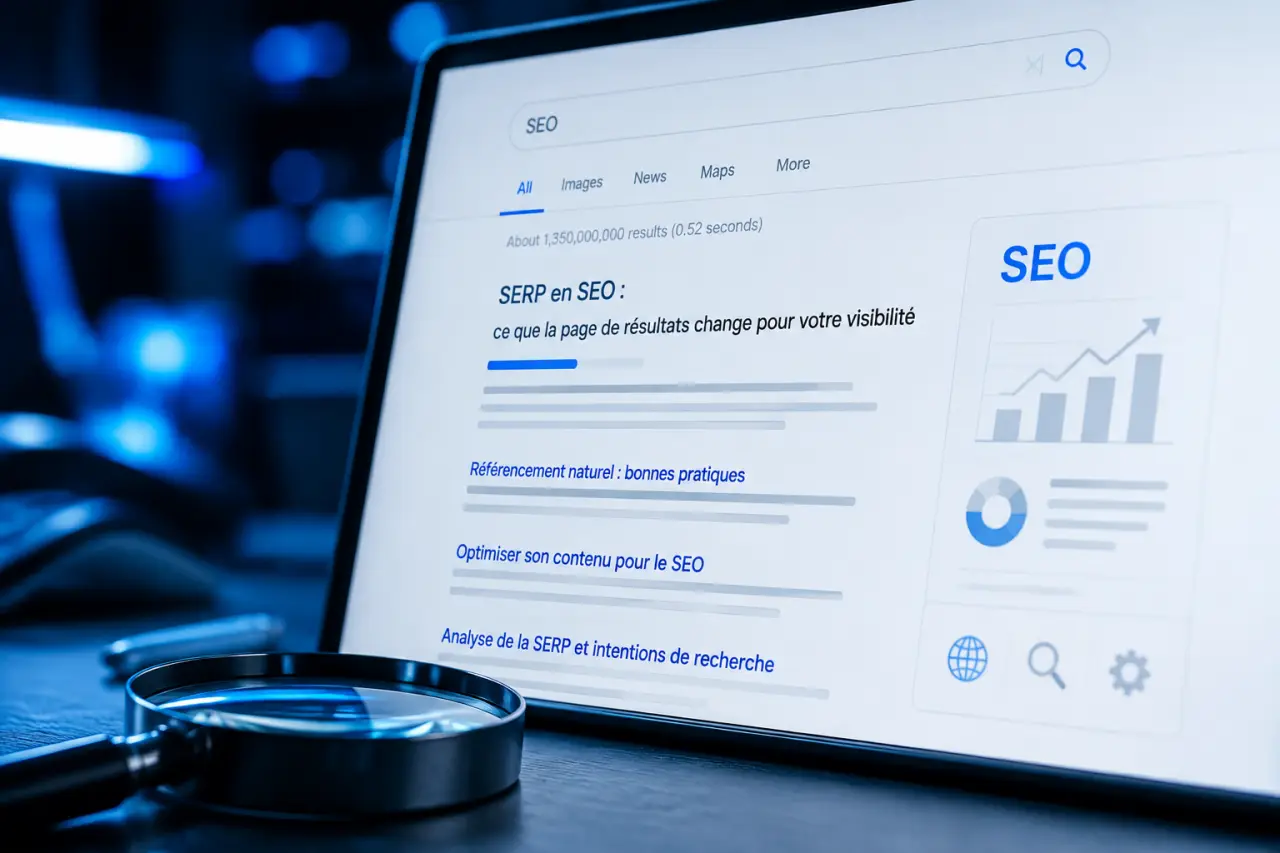 SERP en SEO : ce que la page de résultats change pour votre visibilité