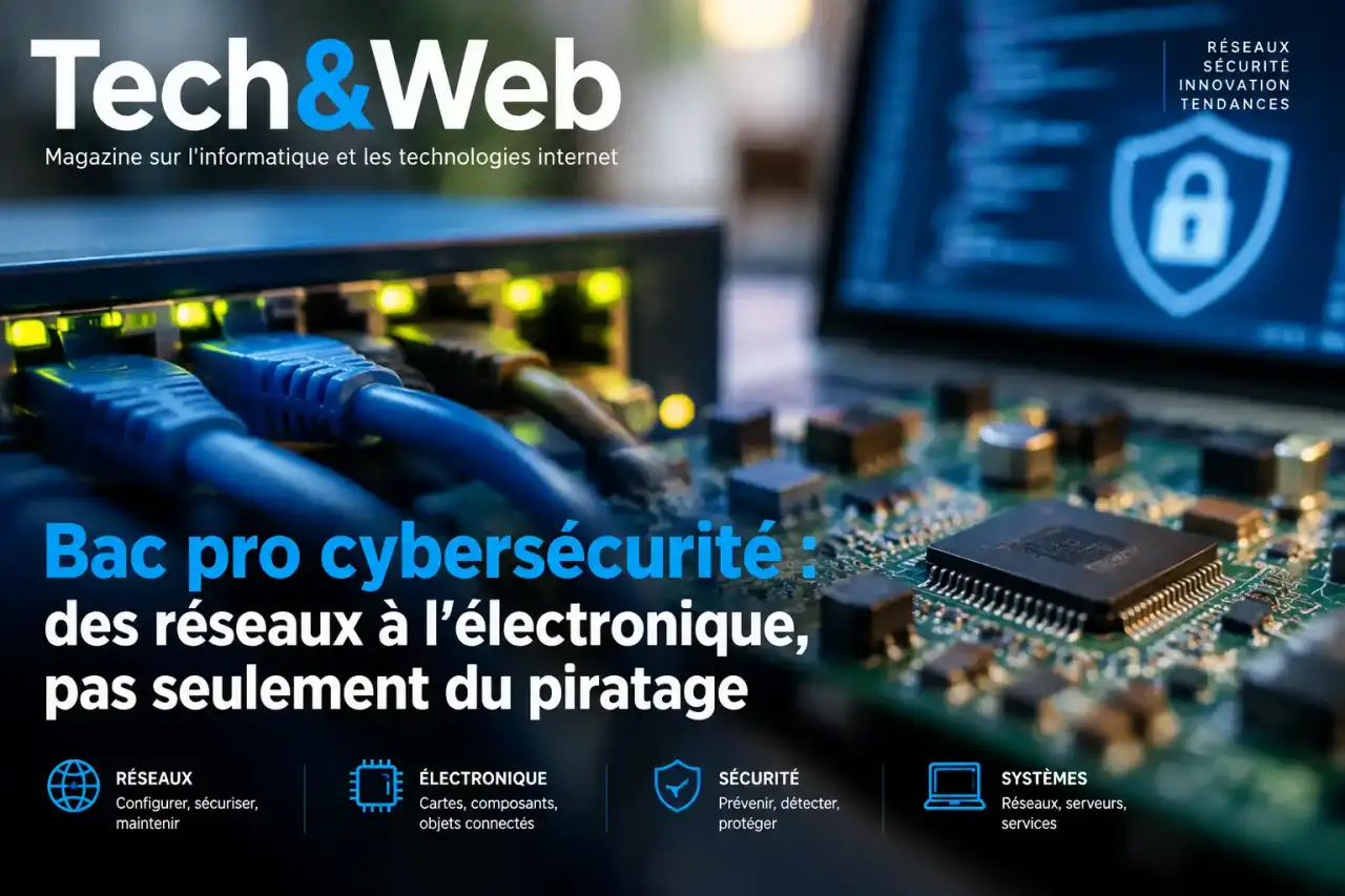 Bac pro cybersécurité : des réseaux à l’électronique, pas seulement du piratage