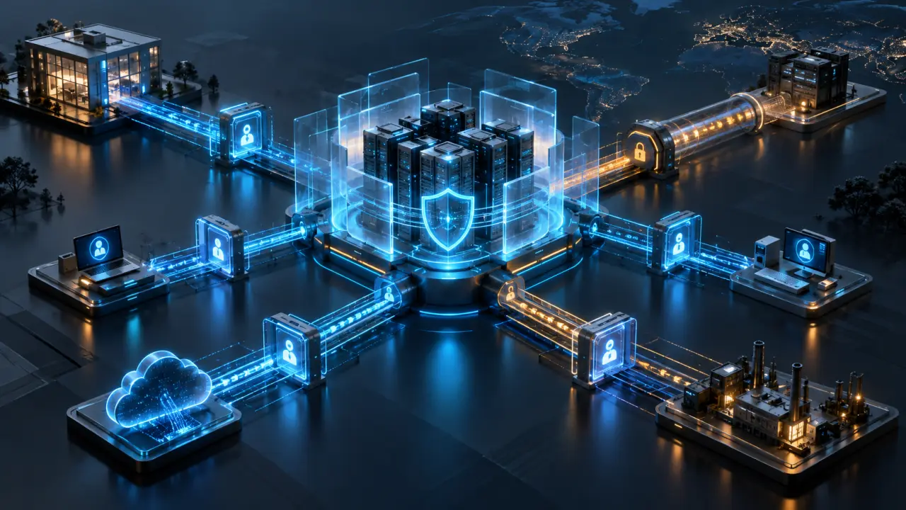 Flux de données sécurisés reliant des serveurs dans une architecture Zero Trust